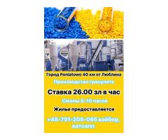 Производство гранулята