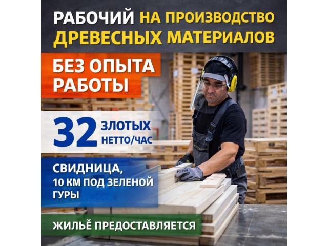 Разнорабочий на производство Зелёна-Гура - e-Delo.pl - Работа в Польше