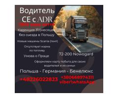 Водитель С+Е с АДР ( длительные рейсы без съезда на базу )